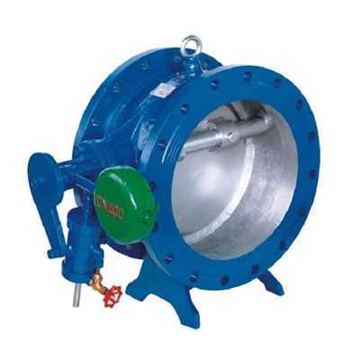 蝶式緩沖止回閥