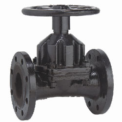 直通式襯膠隔膜閥